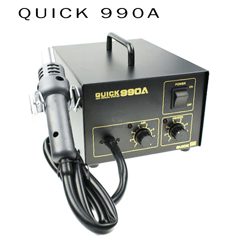 Crack 990A Антистатическая мощность 270 Вт SMD паяльная станция с фена контролируемый