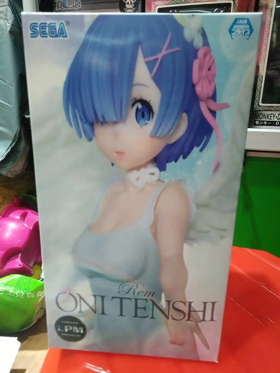 Фигурка из аниме Re:Zero Life in a другой мир ПВХ кукла Рем Oni Tenshi ангел Ver Коллекционная