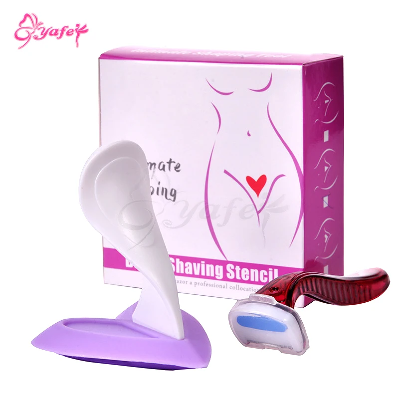 YAFEI Epilator Secret Bikini Privates Parts Adult Erotic sex toys Pubic Hair Shaving Template Wax Razor Sex for Women | Красота и