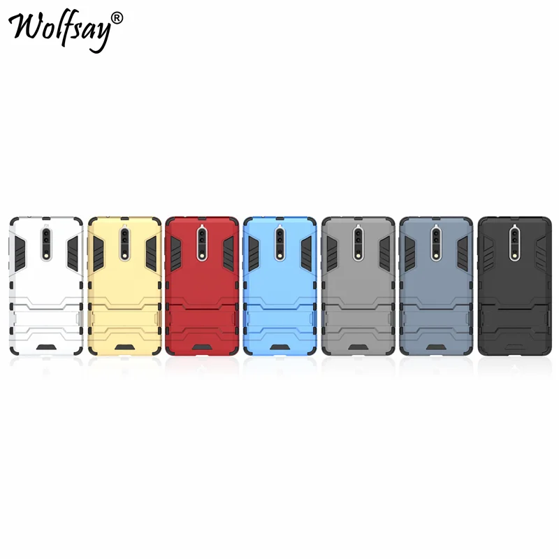 Чехол wolfsay для Nokia 8 чехол TA-1004 TA-1012 тонкий Робот-броня резиновый телефона Nokia8 Fundas |