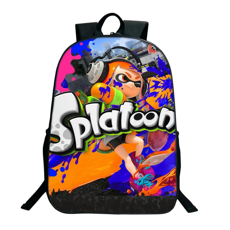 

Beautiful Splatoon Men Women Travel Mochila Students Back to School Gift Backpack Fashion Cool Pattern Laptop Rucksack for Teens