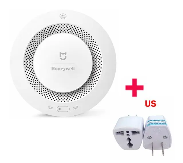 Xiaomi Honeywell детектор газа сигнализации, Aqara Zigbee пульт дистанционного управления CH4 мониторинг потолка и настенный легко установить работу приложение Mijia - Цвет: add US plug