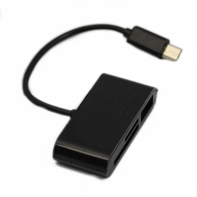 Ascromy 3 в 1 комплект USB подключения HUB SD Micro адаптер для OTG Мобильный телефон Xiaomi Redmi 4x