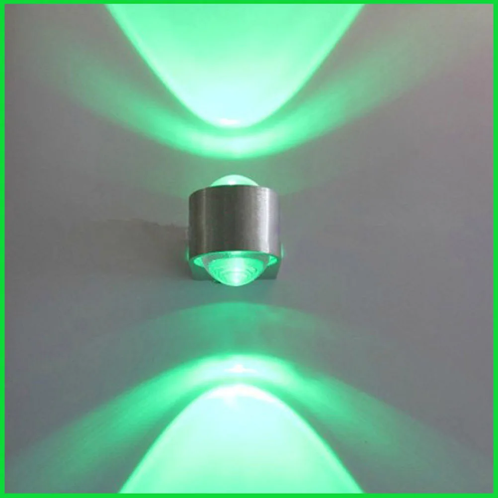 2 Вт светодиодный настенный светильник Настенный кристалл выпуклая линза AC85 265V