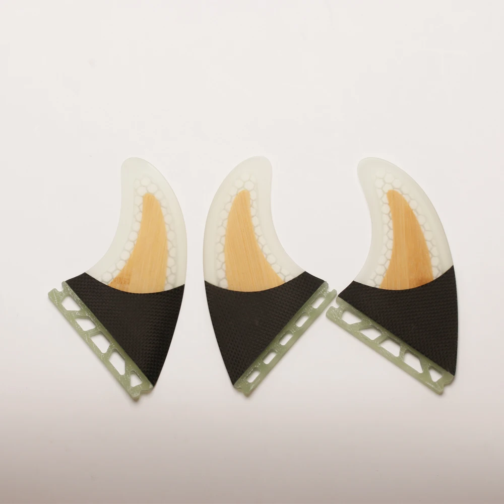 Бесплатная доставка future basic углеродное волокно соты бамбука surfboard плавники quillas