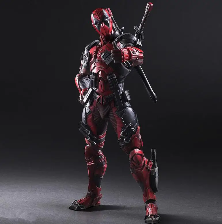 Play Arts Marvel 26 см Дэдпул Оригинальная фигурка из ПВХ модель игрушек | Игрушки и хобби