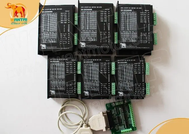 Лидер продаж! 6 шт. Драйвер шагового двигателя Wantai DQ542MA 4.2A 50V 128 Micro CNC Маршрутизатор