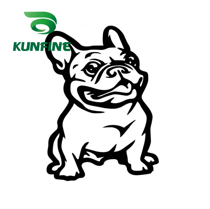 KUNFINE стикер для стайлинга автомобиля Bull на машину с собакой Виниловая Наклейка