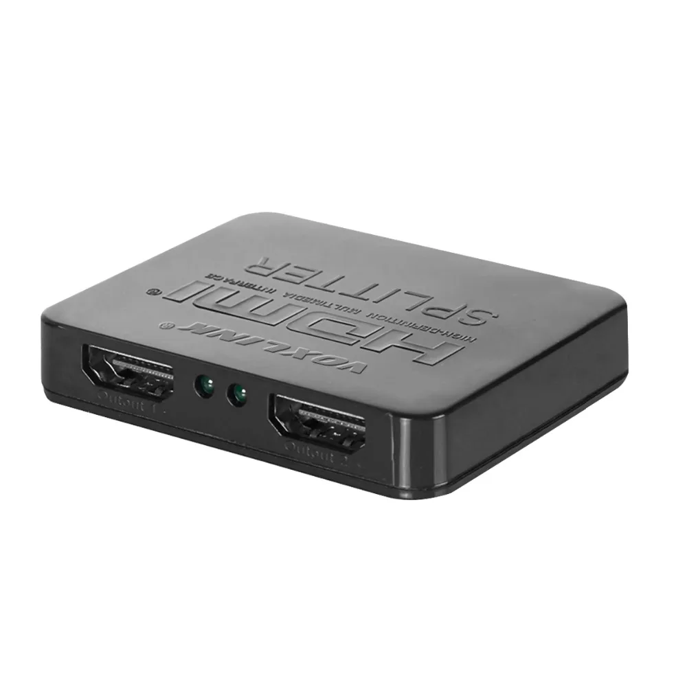 Voxlink мини 1x2 HDMI Splitter 1080 P 3D я в 2 из V1.4 дистрибьютор конвертер синий солнцезащитные