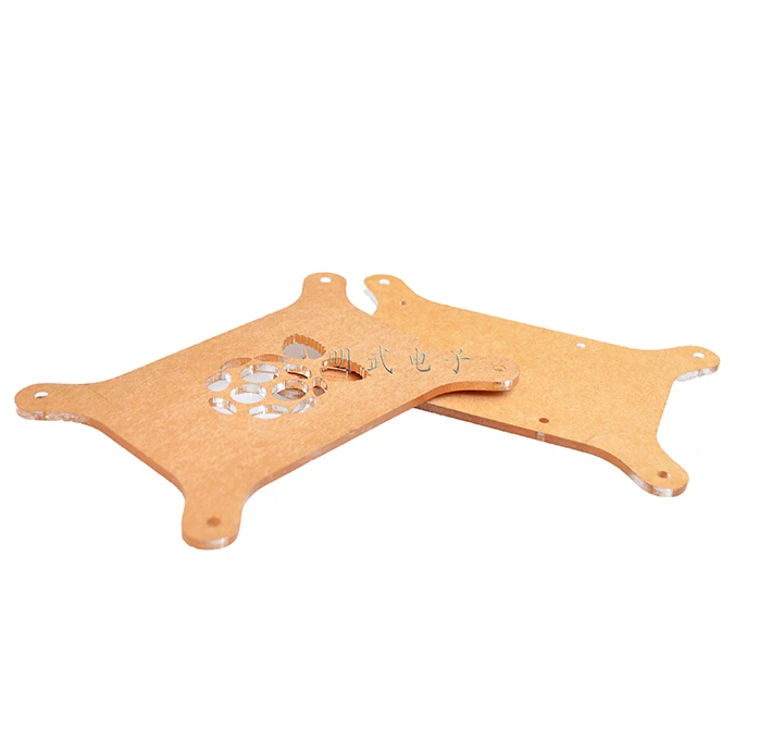 2-слойный прозрачный акриловый корпус с логотипом для Raspberry Pi 2 Модель B &amp 3 plus DIY |