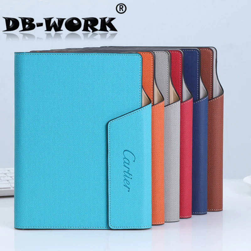 A5 Business Notebook производителей кожи на заказ ноутбук полноценно Магнитная застежка ноутбуки с отрывными листами пользовательские логотипом