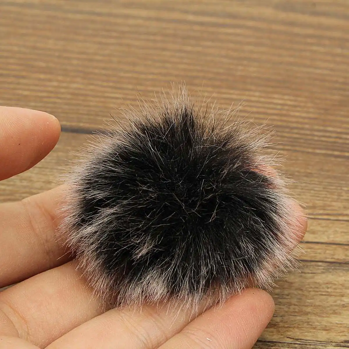 LEORY мягкая удобная искусственная Меховая муфта для наматывания микрофона