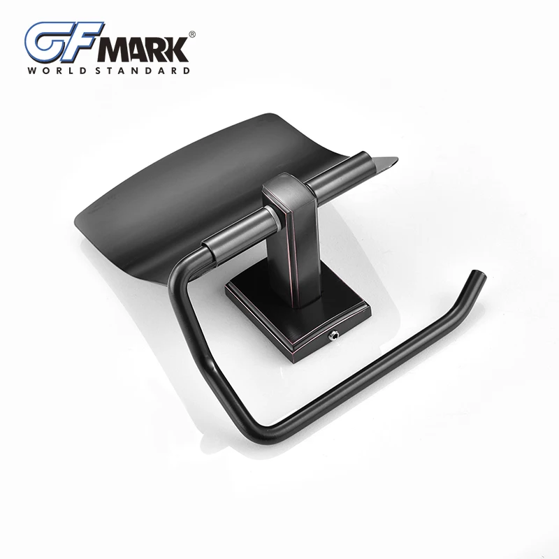Держатели бумаги GFmark в ретро стиле футляр для туалетной с медной основой черные