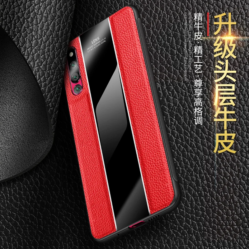Роскошный чехол для телефона из искусственной кожи huawei Honor magic2 противоударный
