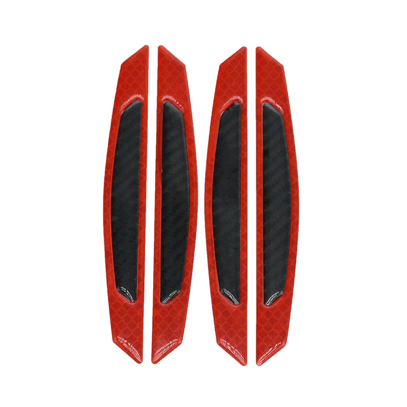 

MoFlyeer Car Sticker 3D Carbon Fiber Sticker Multicolor Decals Auto Reflective Strip Warning Car Styling Accessories Automobiles