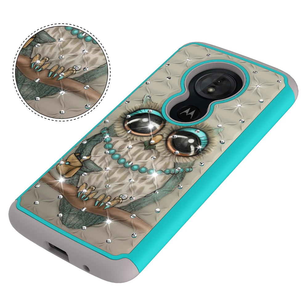 Сверхпрочный чехол для Motorola Moto Z3 E4 E5 G5 G6 G7 играть круиз Bling бабочка цветок силиконовый чехол для Google Pixel 3 XL