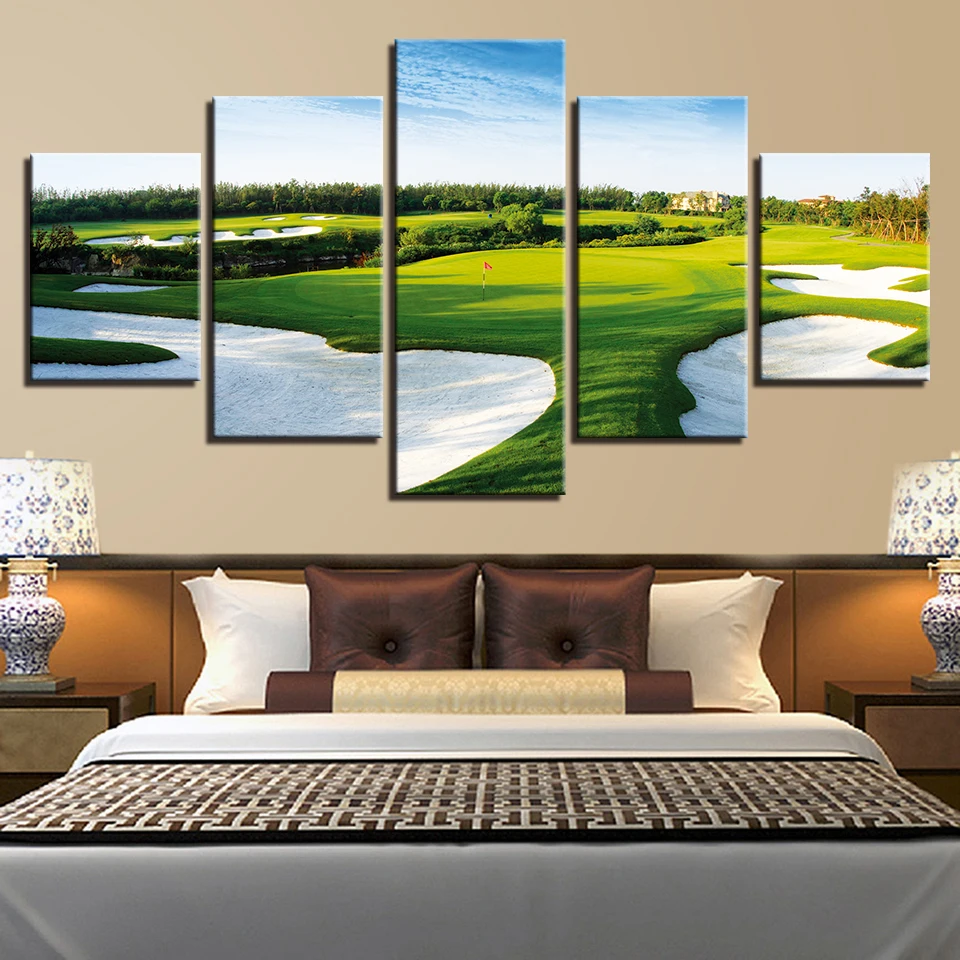 Модульные картины Картина на холсте HD печать домашний Декор 5 шт. Настенная