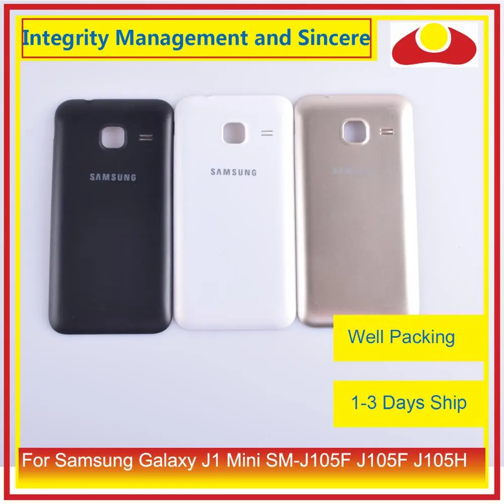 10 шт./лот для Samsung Galaxy J1 Mini SM J105F J105H J105 корпус батарейный отсек задняя крышка
