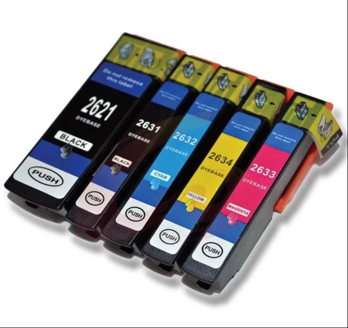 5pcs T2621 T2631-T2634 Ink Cartridge for XP600 XP605 xp700 XP520 XP620 XP625 XP720 XP820 XP610 XP615 XP710 XP810 Europe | Компьютеры и