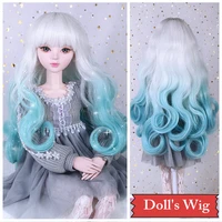long curly hair dolls wig for bjd 13 dolls high temperature fiber color hair for 60cm girl dolls accessories girls toys