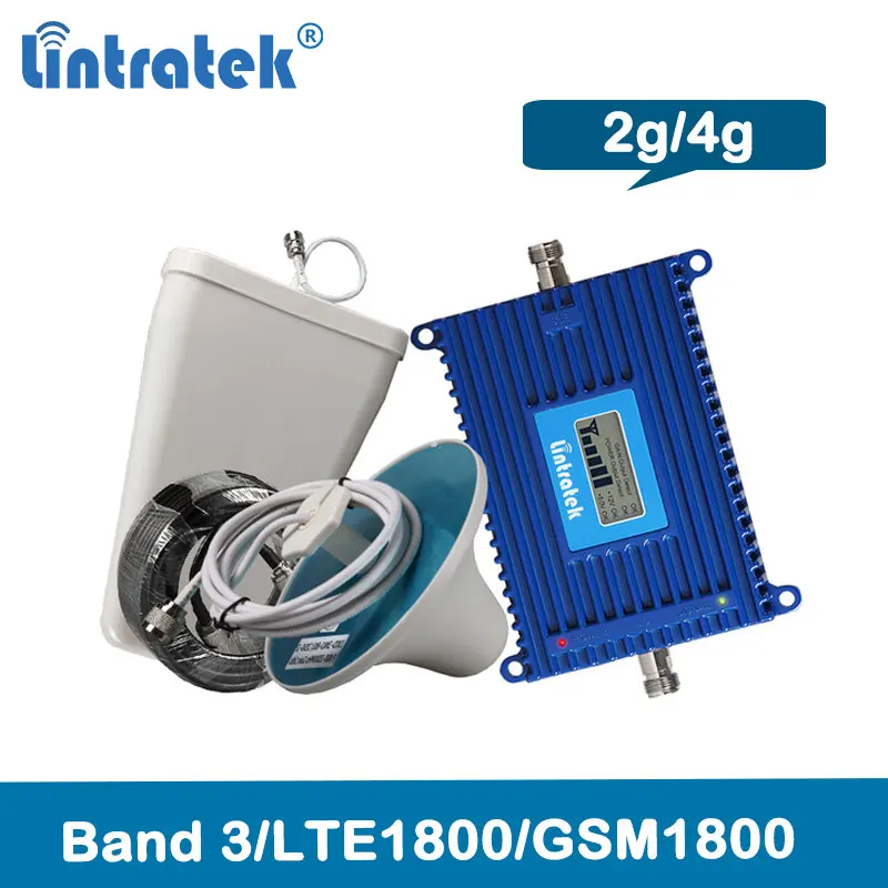 Lintratek усилитель интернета сотовой связи 1800Mhz Band 3 бустер gsm репитер 4g lte звука