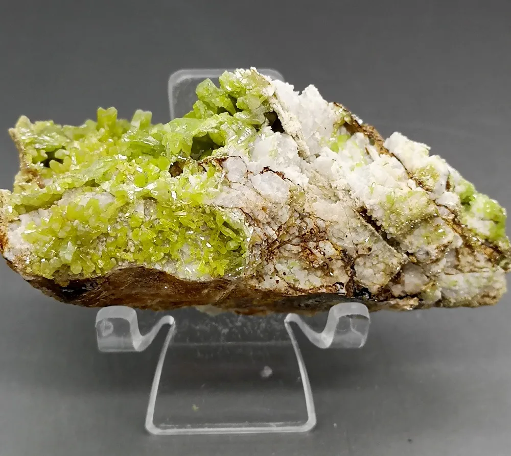 148 г натуральный редкий пироморфит зеленый свинец руды Природные Минеральные