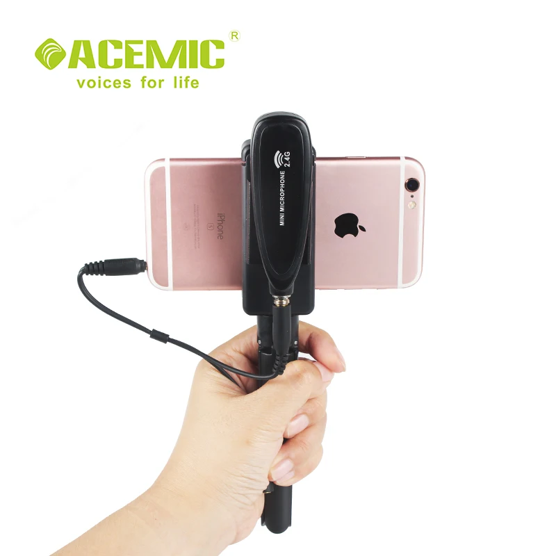 Портативный Компактный петличный микрофон для iPhone камеры прямой