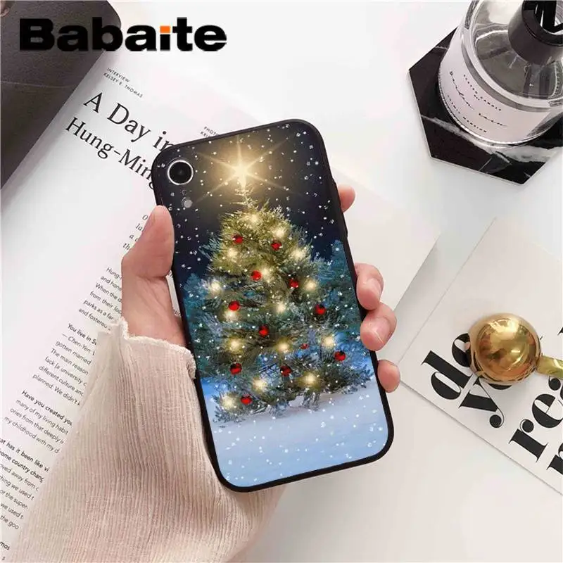 A10 Babaite Merry Christmas Санта Клаус Олень DIY чехол для телефона для iPhone 6S 6plus 7plus 8 8Plus X Xs MAX 5 5S XR 11 11pro 11promax - Цвет: A10
