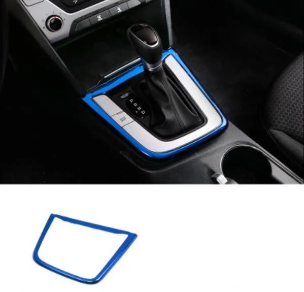 Декоративная крышка рычага переключения передач из нержавеющей стали для HYUNDAI
