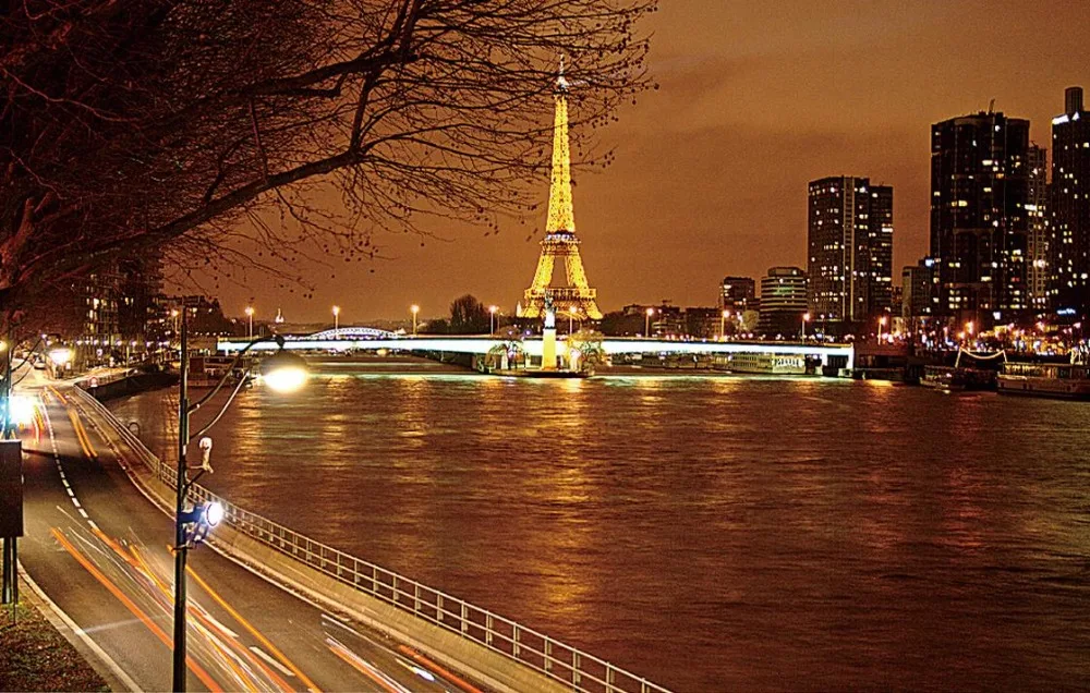 3d обои на заказ для гостиной европейская городская архитектура HD настенная