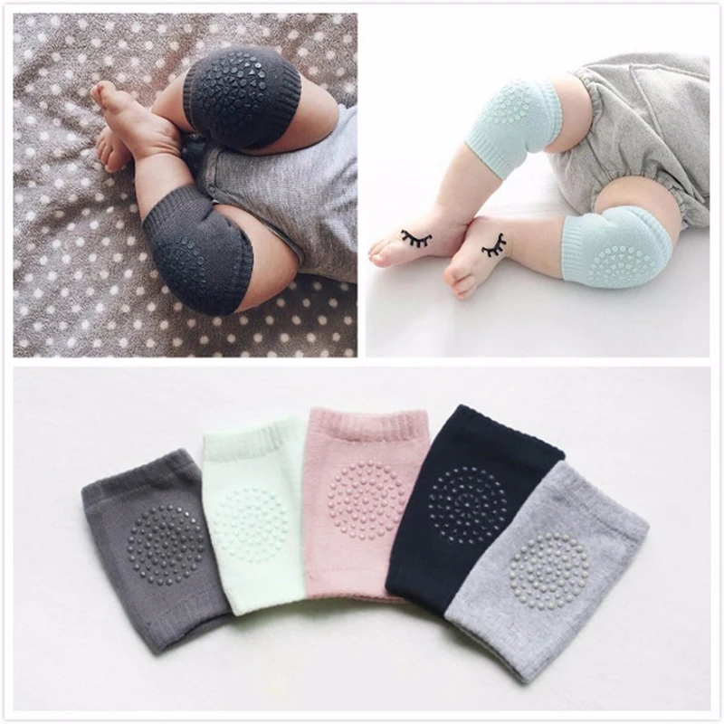 

1 Pair/2pcs Infant Toddler Knee Pads Anti Slip Crawling Safety Leg Warmers Anti Slip Crawling Baby Leg Knees Protector I0005
