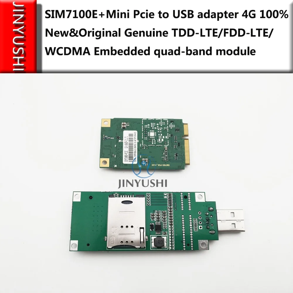 SIM7100E Mini Pcie SIMCOM + к USB-карте 100% Новинка и оригинальная фотография/WCDMA Встроенная