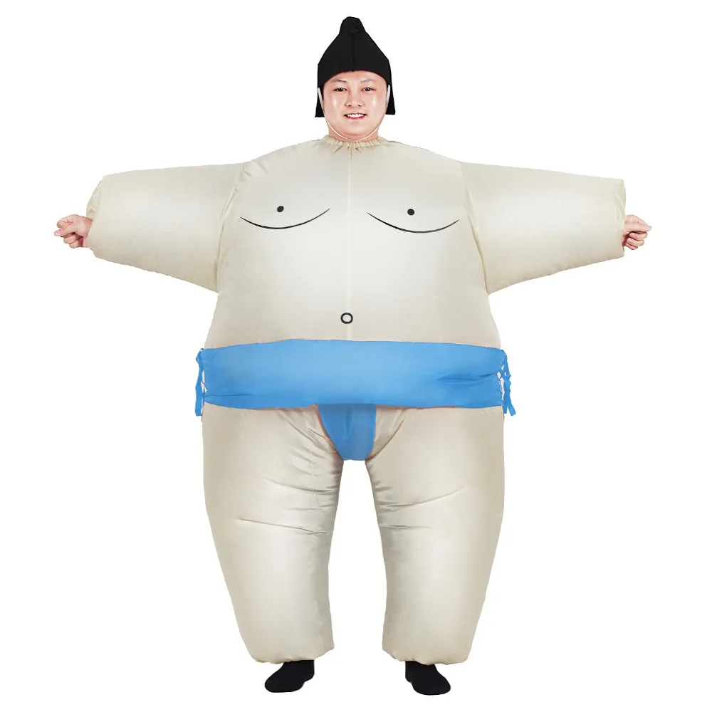 Надувной костюм для косплея Sumo комбинезон унисекс подходит взрослых детей