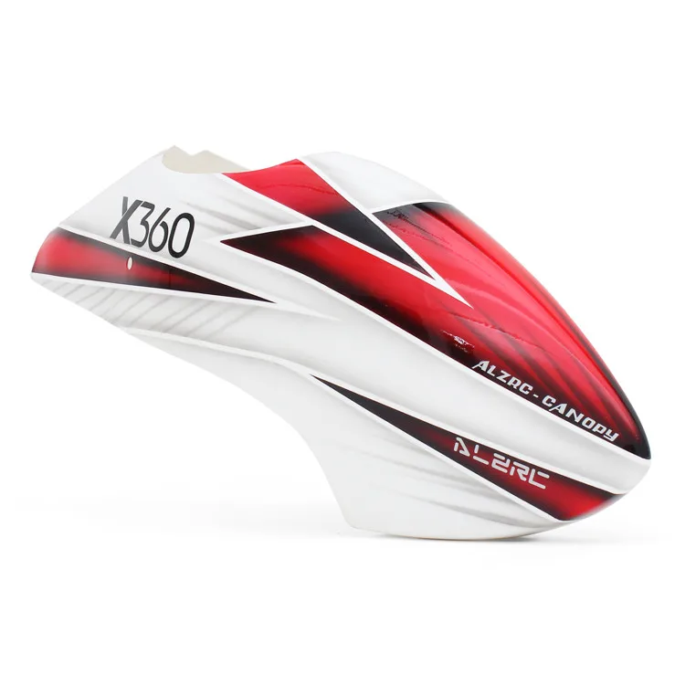 ALZRC дьявола X360 Стекловолоконная живопись Canopy RC вертолет Запчасти P A подходит GAUI
