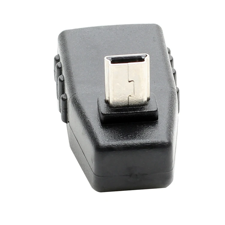 Автомобильный аудиоадаптер Mini 5P mini T port 90 градусов под прямым углом с