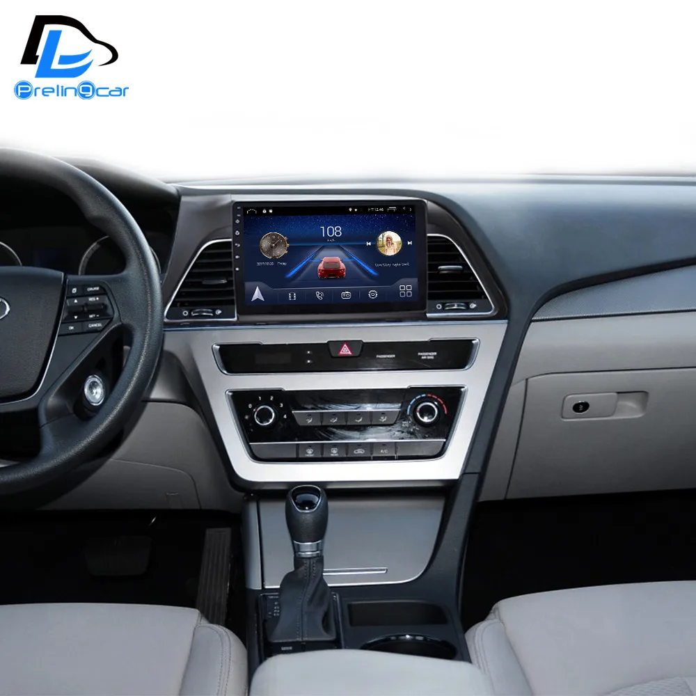 4G Lte Android 9,0 Автомобильная Мультимедийная навигационная система gps dvd-плеер для hyundai sonata 9 gernation ips экран Радио стерео