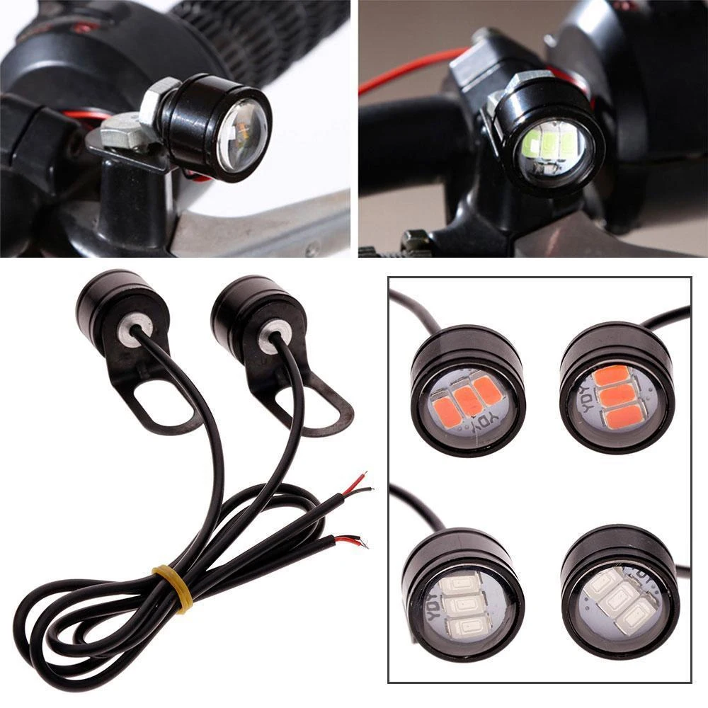 12v мотоцикл светодиодный мерцающий светильник s двигатель флэш Предупреждение