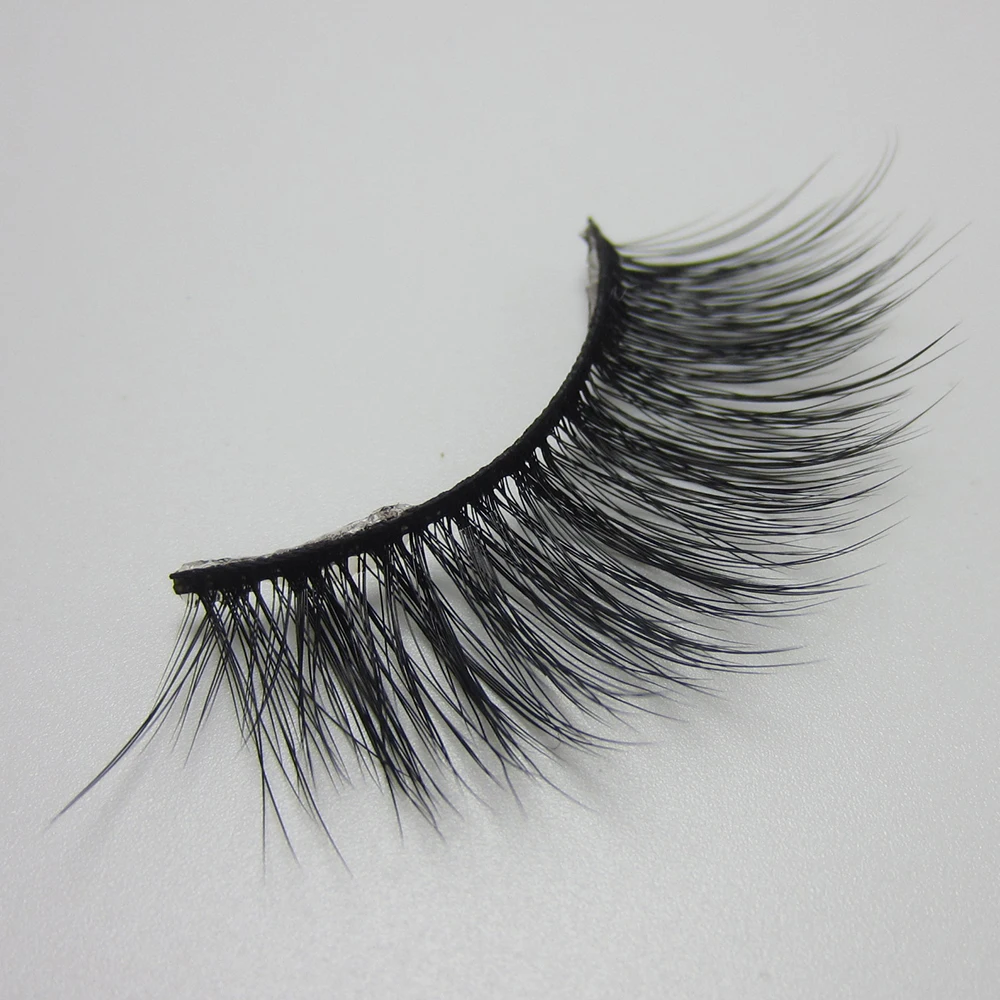 

3 pair/set full strip eyelashes 3D faux mink false lashes natural long hand made synthetic hair fake eyelashes makeup