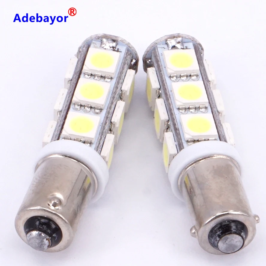 Автомобильная светодиодная Лампа 100X BA9S t11 5050 13 SMD 6523 1895 W6W T4W 12 В купольная панель