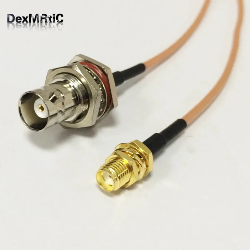 1 шт. Новинка гнездовая гайка SMA К гнездовой перегородке BNC RG316 кабель отрезок 15 см 6