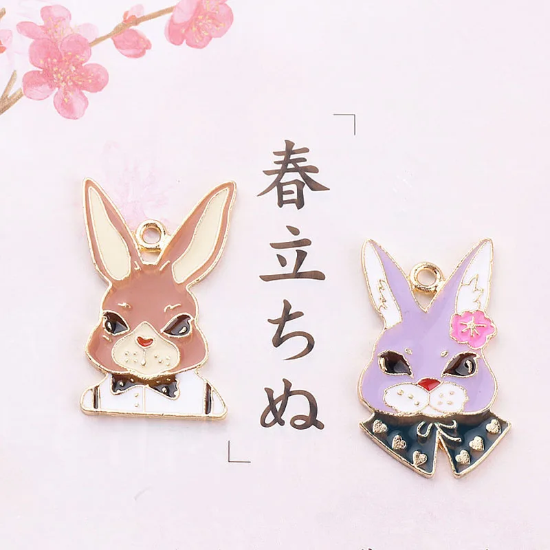 DIY Jewelry Findings Alloy Hang Earings Bracelet Necklace Pendant Cartoon Noble Rabbit | Украшения и аксессуары