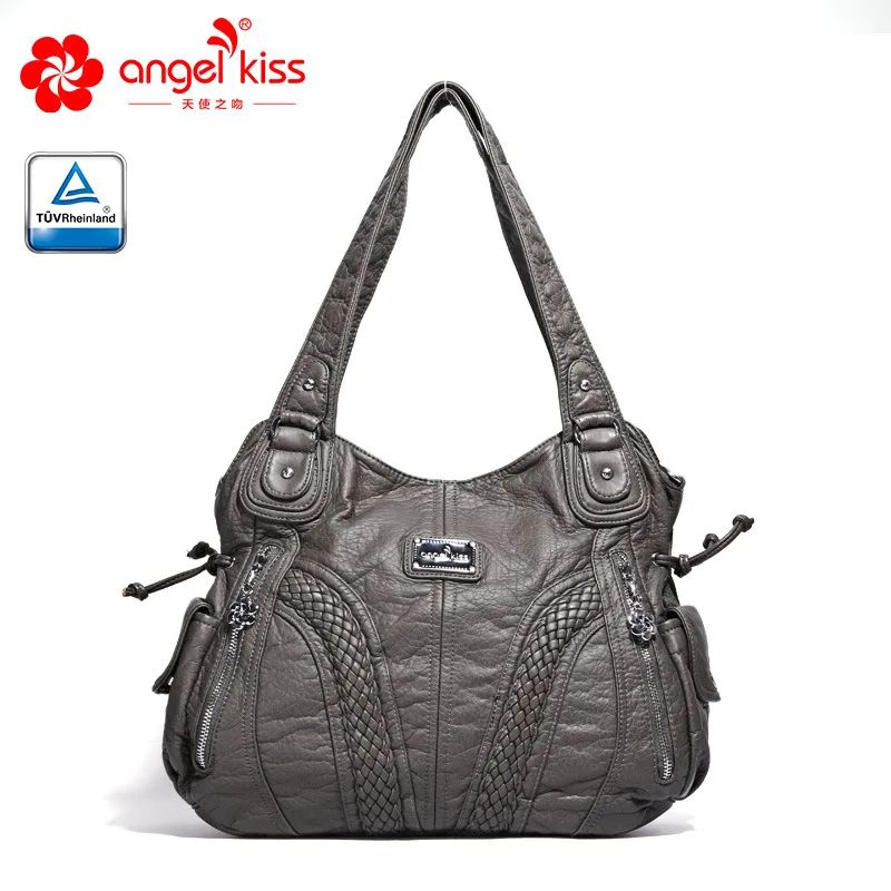 Dark gray Европа и Америка PU Дамская сумка чистый цвет женские сумки Различные цвета на одно плечо диагональная сумка ZF9645 - Цвет: Dark gray