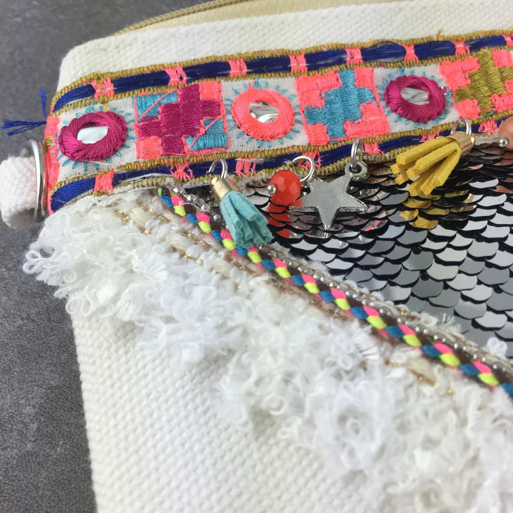 Boho кисточкой для женщин сумка винтажные женские сумки богемный этническая ретро