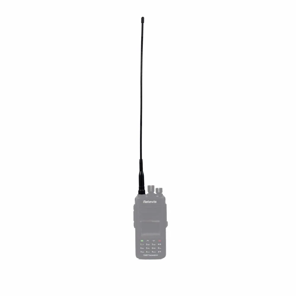 Оригинальная антенна Retevis UHF 400 480 МГц длинная дюймов SMA M для двухсторонней