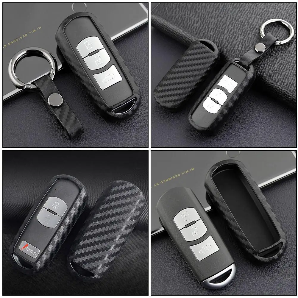 Автомобильный Стайлинг из углеродного волокна Smart 2 3 брелок пульт дистанционного