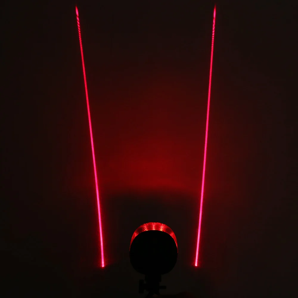 Велосипедные огни для велосипеда водонепроницаемые 5 светодиодов 2 лазера задний