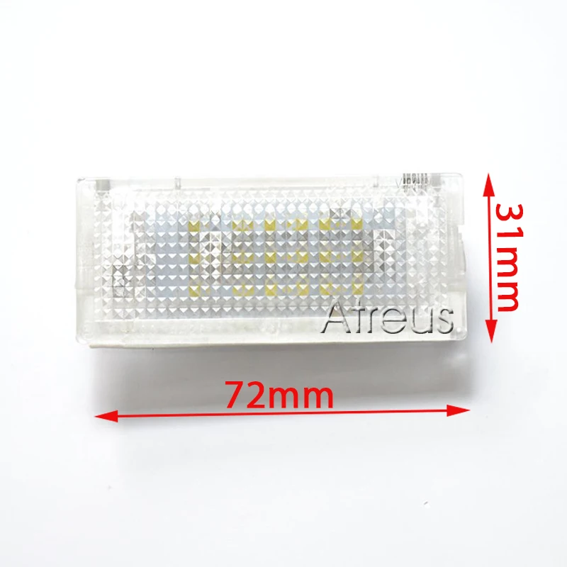 Atreus Автомобильный светодиодный номерной знак 12 В для BMW E46 4D 323i 325i 328i аксессуары