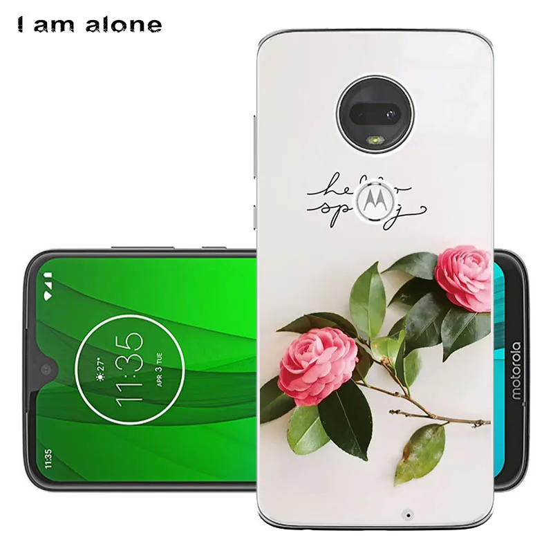 Чехлы для телефонов I am alone для Motorola Moto G7 G7 Play G7 power Solf из ТПУ, модные милые Чехлы для Moto G7 - Цвет: Solf TPU HH6