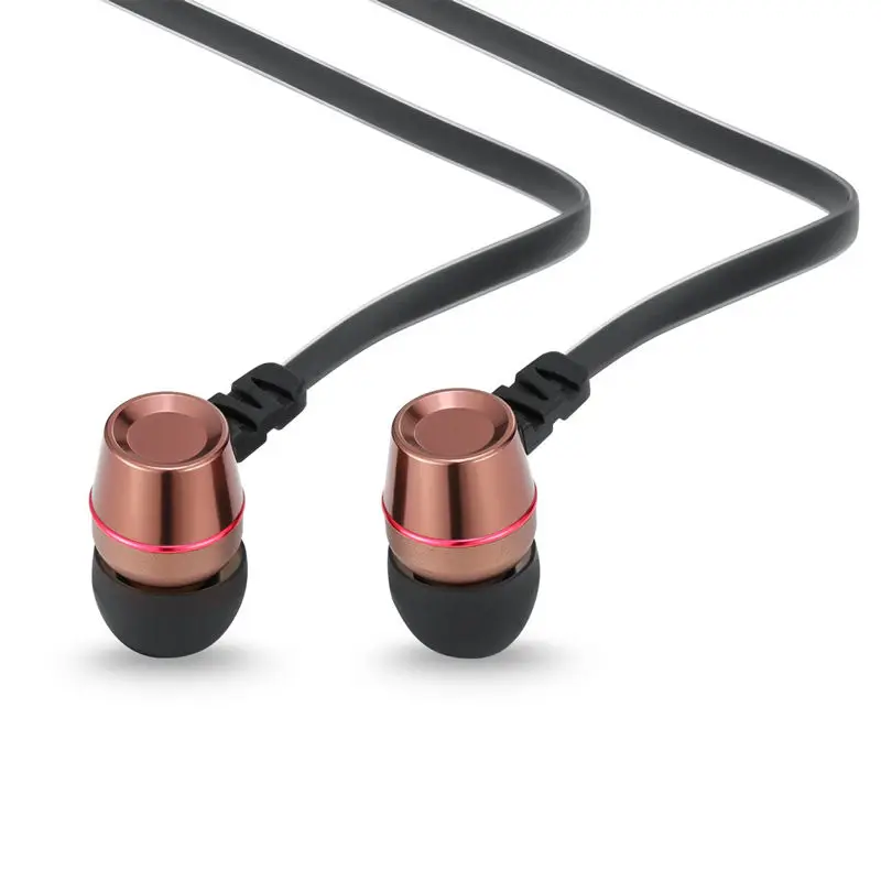 CHICLITS 3.5mm In-ear Earphone Metal Bass Line Control Music Universal Earplugs For MP3 MP4 Computer Mobile Phone fone de ouvido |
