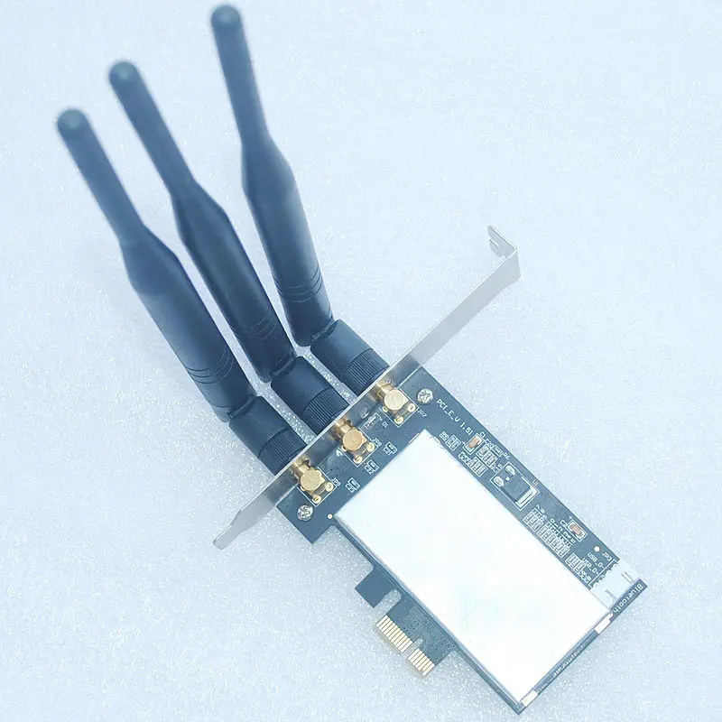 

Ultimate-N 6300 450M PCI-E 1X 16X PC Computer 2.4/5GHz WIRELESS Desktop WIFI WLAN CARD INTEL 6300 & 3pcs 6DBI Antenna Adapter